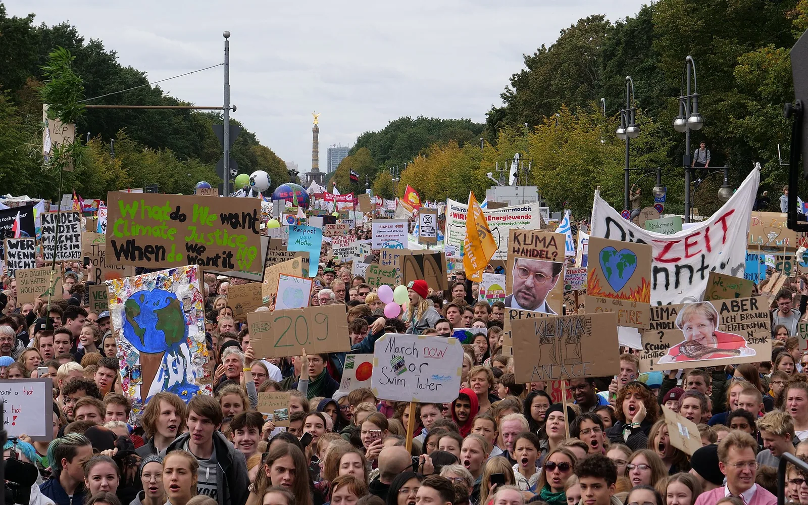 Climate Change — real photography representing this cause
